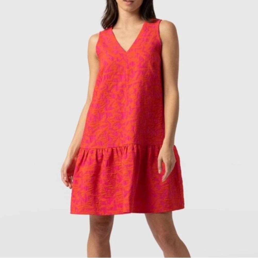 Saint + Sofia Victoria Shift Dress - Festival‎ Jacquard size 14